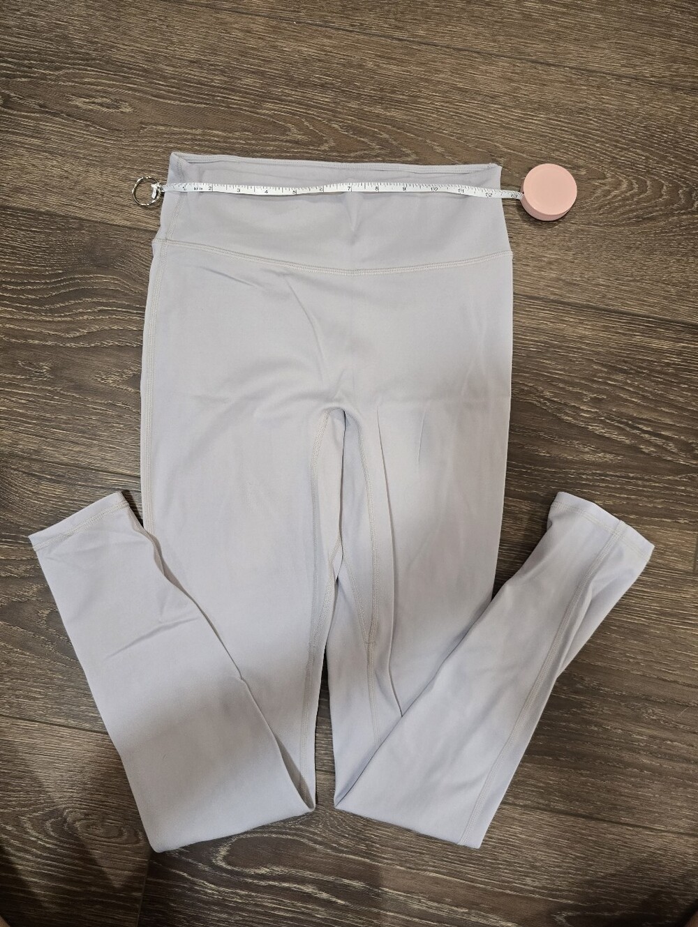 Womens Small Fabletics High-Waist Leggings in Light Gray